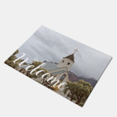 迷信のエルビス教会 ドアマット (アングル)