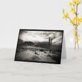 迷信の山の夏の嵐 カード (黄色い花)