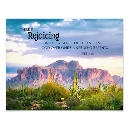 迷信の山アリゾナ砂漠ソフトパープル フォトプリント            (正面)