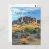 迷信マウンテンアリゾナはがき ポストカード (正面/裏面)