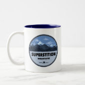 迷信マウンテンズアリゾナキャンプ ツートーンマグカップ (左)