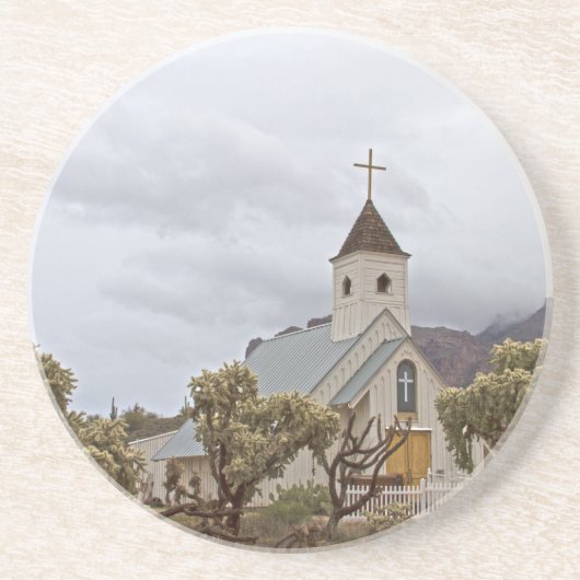 迷信山脈のエルビス教会 コースター (正面)