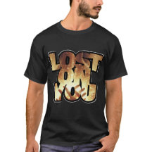迷子になって – ブラックTシャツ