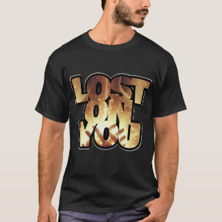 迷子になって – ブラックTシャツ Tシャツ
