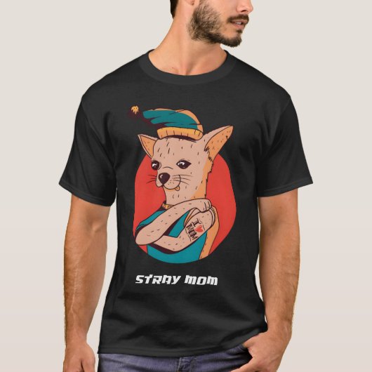 迷子の母が面白い Tシャツ (正面)