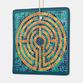 迷宮Ⅱ セラミック スクエア オーナメント (左)