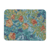 迷彩と花 マグネット (横)