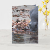 迷彩は全く効かない カード (黄色い花)