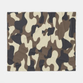 迷彩アクセサリー フリースブランケット (正面(横))