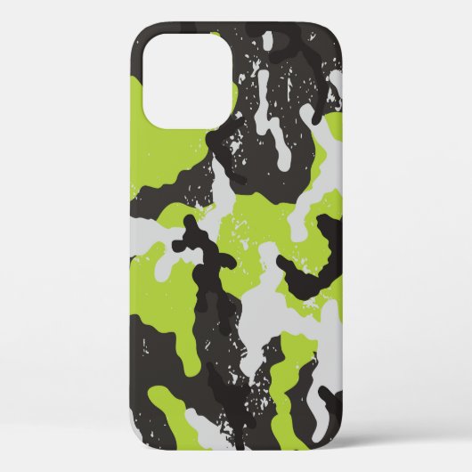 迷彩グランジヴィンテージの背景 Case-Mate iPhoneケース (裏面)