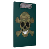 迷彩スカルとクロスボーンのクリップボード クリップボード (右)