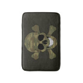 迷彩スカル及び石骨風呂マット バスマット (正面縦)