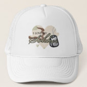 迷彩ハート キャップ (正面)