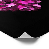 迷彩ハート ポスター (角)