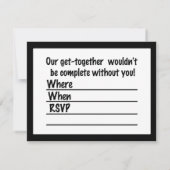 迷彩ハート 招待状 (裏面)