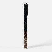 迷彩バスフィッシング男性ダイヤモンドプレート 引用 アングラー iPhone 15ケース (右側面)