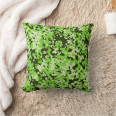 迷彩パターン5緑 クッション (ブランケット)