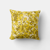 迷彩パターン6黄色 クッション (正面)