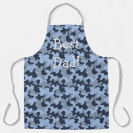 迷彩パーソナライズされたパパギフトエプロン エプロン