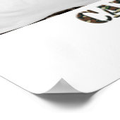 迷彩ヒップホップシャツポスター ポスター (角)