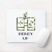 迷彩ビデオゲームコントローラ準備ゲーマー マウスパッド (マウス)