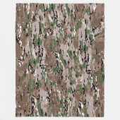 迷彩フリースブランケット フリースブランケット (正面)