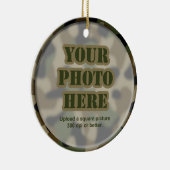 迷彩フレームオーナメント（両面） セラミックオーナメント (右)