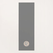 迷彩モダンティール（緑がかった色）リバーシブルヨガマット ヨガマット (裏面)