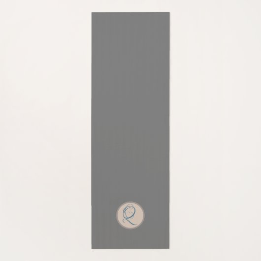 迷彩モダンティール(緑がかった色)リバーシブルヨガマット ヨガマット (裏面)