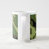 迷彩付きD日記念バッジ ジャンボコーヒーマグカップ (裏面)