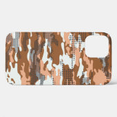迷彩壁紙(水玉模様抽象芸術) Case-Mate iPhoneケース (裏面 (横))