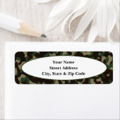 迷彩差出人住所ラベル ラベル (インサイチュ)