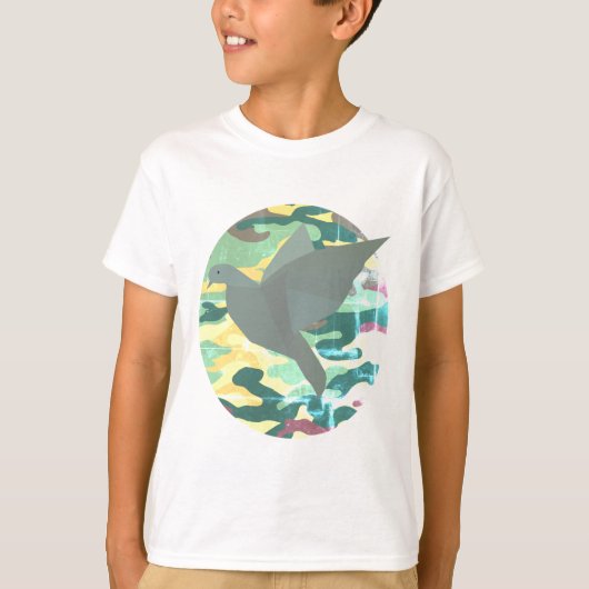 迷彩平和Tシャツ Tシャツ (正面)