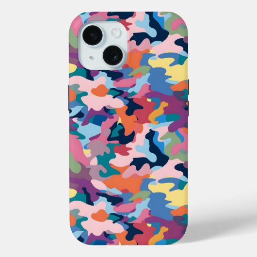 迷彩抽象芸術色 Case-Mate iPhoneケース (裏面)
