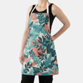 迷彩抽象芸術離れ エプロン (インサイチュ)