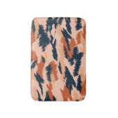 迷彩抽象芸術:ヴィンテージシームレス壁紙。 バスマット (正面縦)