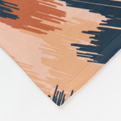 迷彩抽象芸術:ヴィンテージシームレス壁紙。 フリースブランケット (角)