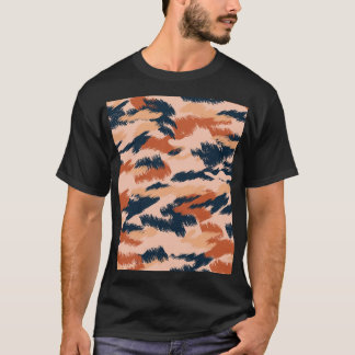 迷彩抽象芸術:ヴィンテージシームレス壁紙。 Tシャツ