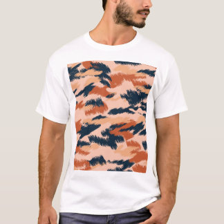迷彩抽象芸術:ヴィンテージシームレス壁紙。 Tシャツ