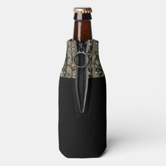 迷彩柄おもしろいベース魚釣り引用文アングラーフィッシュ ボトルクーラー (ボトル裏面)
