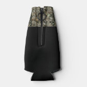 迷彩柄おもしろいベース魚釣り引用文アングラーフィッシュ ボトルクーラー (裏面)