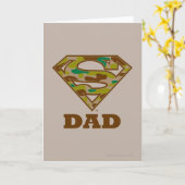 迷彩柄すごいパパ カード (黄色い花)