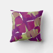 迷彩柄のアメリカ人のMoJoの花の枕 クッション (裏面)