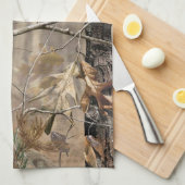 迷彩柄のカムフラージュの狩りの実質の台所皿タオル キッチンタオル (四つ折り)