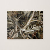 迷彩柄のシカのスカル ジグソーパズル (横)