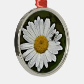 迷彩柄のデイジー メタルオーナメント (右)