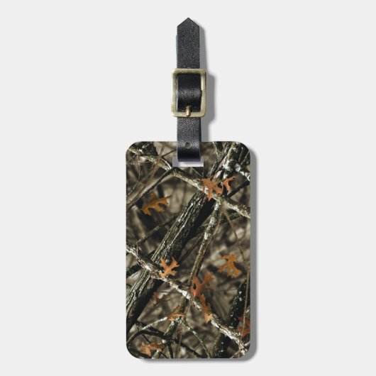 迷彩柄のデザイン-カムフラージュのギフト ラゲッジタグ (正面縦)