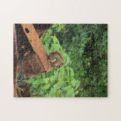 迷彩柄のリス ジグソーパズル (横)
