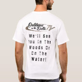 迷彩柄の森水ライト Tシャツ (裏面)