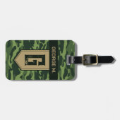迷彩柄の男/父の荷物タグ ラゲッジタグ (正面横)